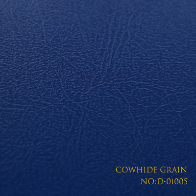 Cowhide Pattern PVC Coated Paper Certificate Binding Cover Color Customized