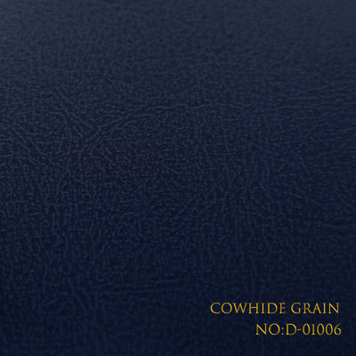 Peau de vache en PVC revêtu de papier en cuir papier de couverture spécialisé