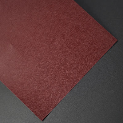 Luxury Style Wrapping PVC Coated Paper With Cowhide Pattern