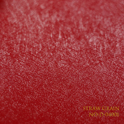 PVC coated paper with cowhide pattern,High quality use for Gift Packaging