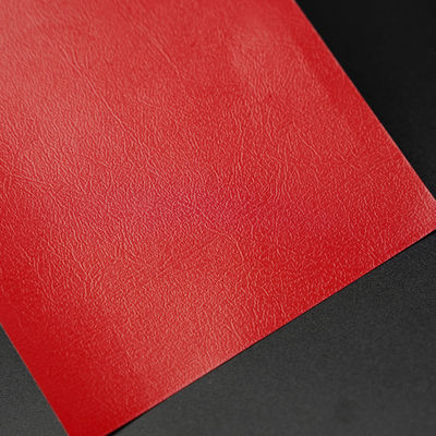 PVC Coated Art Wrapping Paper Tear Resistant With Cowhide Grain