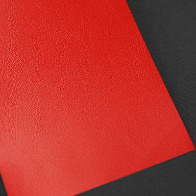 High Strength PVC Coated Binding Paper with Cowhide Grain