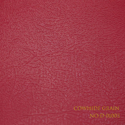 Embossing Cowhide Grain Pvc Coated Paper For Bookbinding