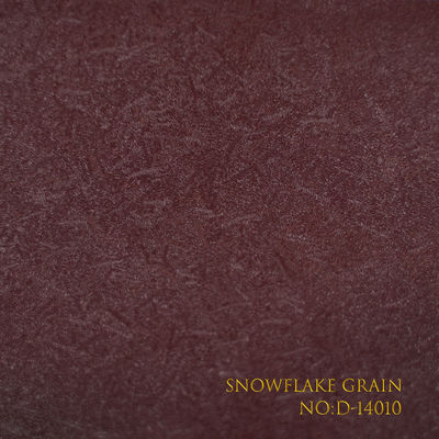 PVC wrapping paper with snowflake grain, usually used for gift box packaging