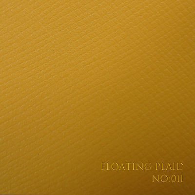 Floating Grid Pattern Leather Paper Customized For Notebook Covers