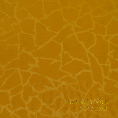 Gift Packaging PVC Wrapping Paper Yellow With Xiling Crack