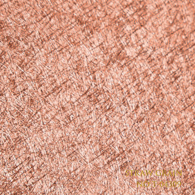 Straw Grain Metallic Coated Paper With Eco Friendly And Oil Proof