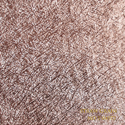 Tear Resistance Metallic Coated Paper Oil Proof With Texture And Colors