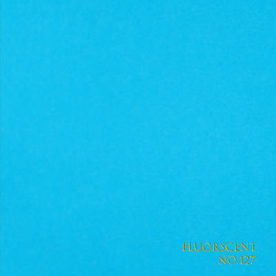 Wrapping Fluorescent Color Paper Waterproof Lakeblue For Gift Boxes