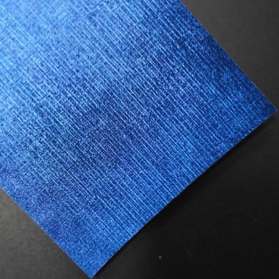 Printable Metallic Blue Wrapping Paper Waterproof For Certificate
