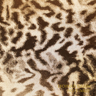 Customized Metallic Wrapping Paper Sun Resistant With Leopard Grain