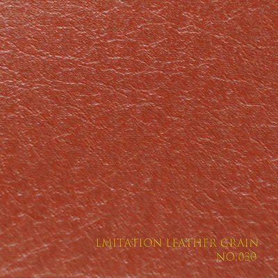 Leopard Grain Texture Leatherette Paper Tear Resistant For Crafts