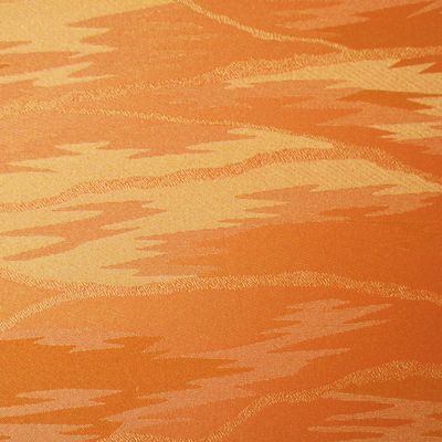Anti Scratch Folding Waterproof PVC Paper With Orange Maple Leaves Grain