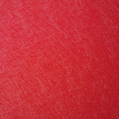 Embossed leather paper for book binding waterproof with Red straw pattern