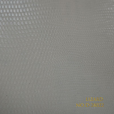 White Eco-Friendly PVC Coated Paper 220gsm For Government Documents Lizard Pattern