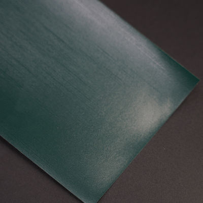 Dark Green Premium Textured PVC Coated Paper 220gsm, Luxurious Embossed Patterns, Custom Gloss/Matte To Elevate Jewelry & Gift Packaging Brand Cowhide Grain, Sheepskin Grain