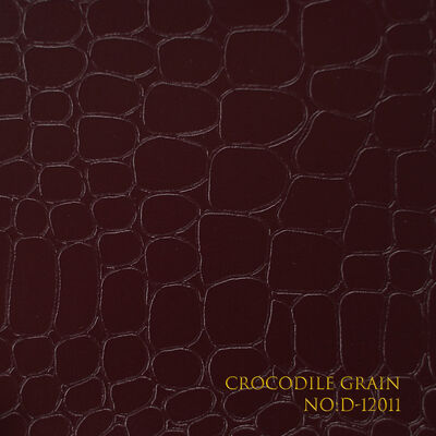 Brown Factory Supply 220gsm PVC Laminated Paper For Jewelry Box & Passport Cover, Luxurious Patterns, Custom Gloss/Matte, Sample Available