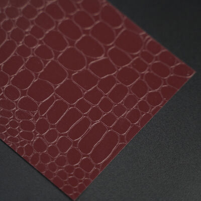 Brown Factory Supply 220gsm PVC Laminated Paper For Jewelry Box & Passport Cover, Luxurious Patterns, Custom Gloss/Matte, Sample Available