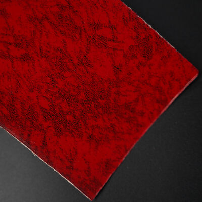 Customizable Texture 220gsm Eco-Friendly Waterproof PVC Paper for Luxury Gift Box Packaging Red Black