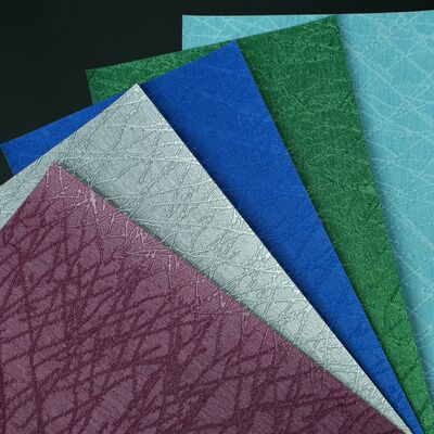 Blue Factory Direct Full Glitter Pearl Marbled PVC Specialty Binding Paper 220gsm - Printable for Luxury Boxes/Bags MOQ 1000m